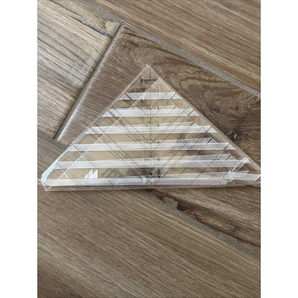 EZ Quilting Tri Tool Ruler - 2 Triangular Shaped Tools - Picture 4 of 4